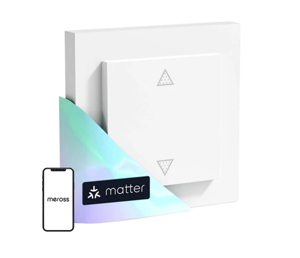 Meross Smart przełącznik rolet WiFi MRS105MA-EU (Matter) - 1490132 - zdjęcie